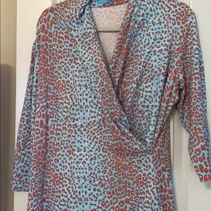 J McLaughlin faux wrap dress